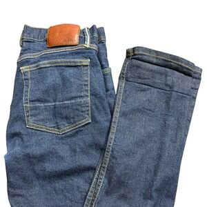 Gustin Blue Slim Straight Jeans